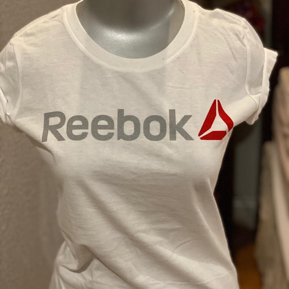 Reebok crew neck T shirt white XS (thj2)